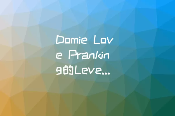 Domie Love Pranking的Level-20如何通关