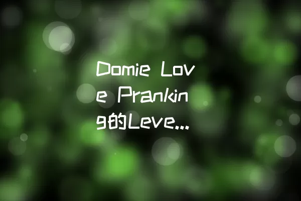 Domie Love Pranking的Level-6如何通关